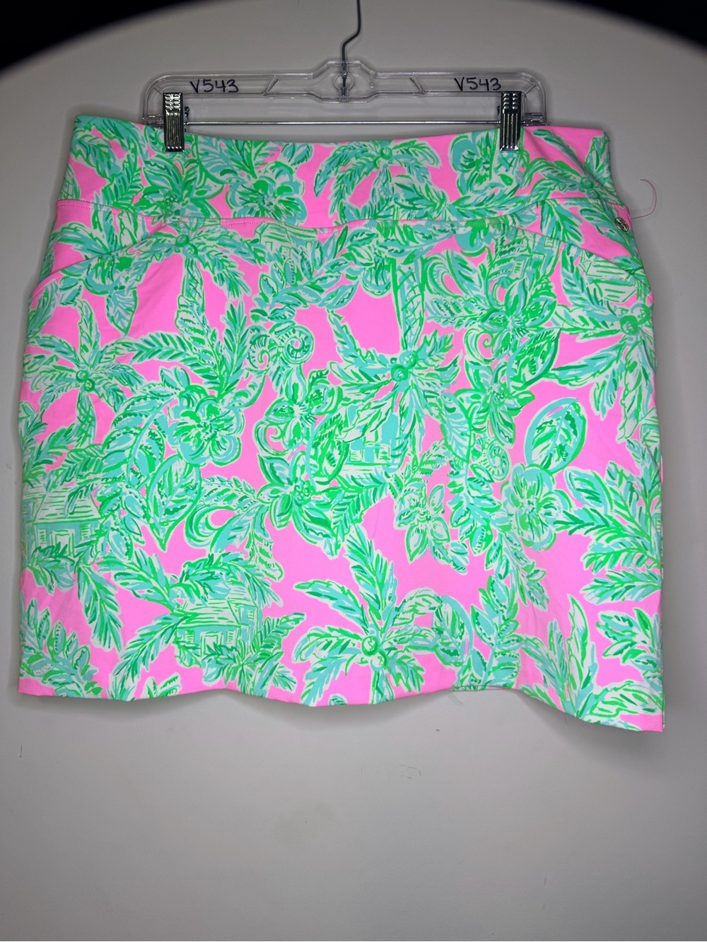 Lilly Pulitzer Women’s 16 Luxletic Skort Pink Sand Paradise